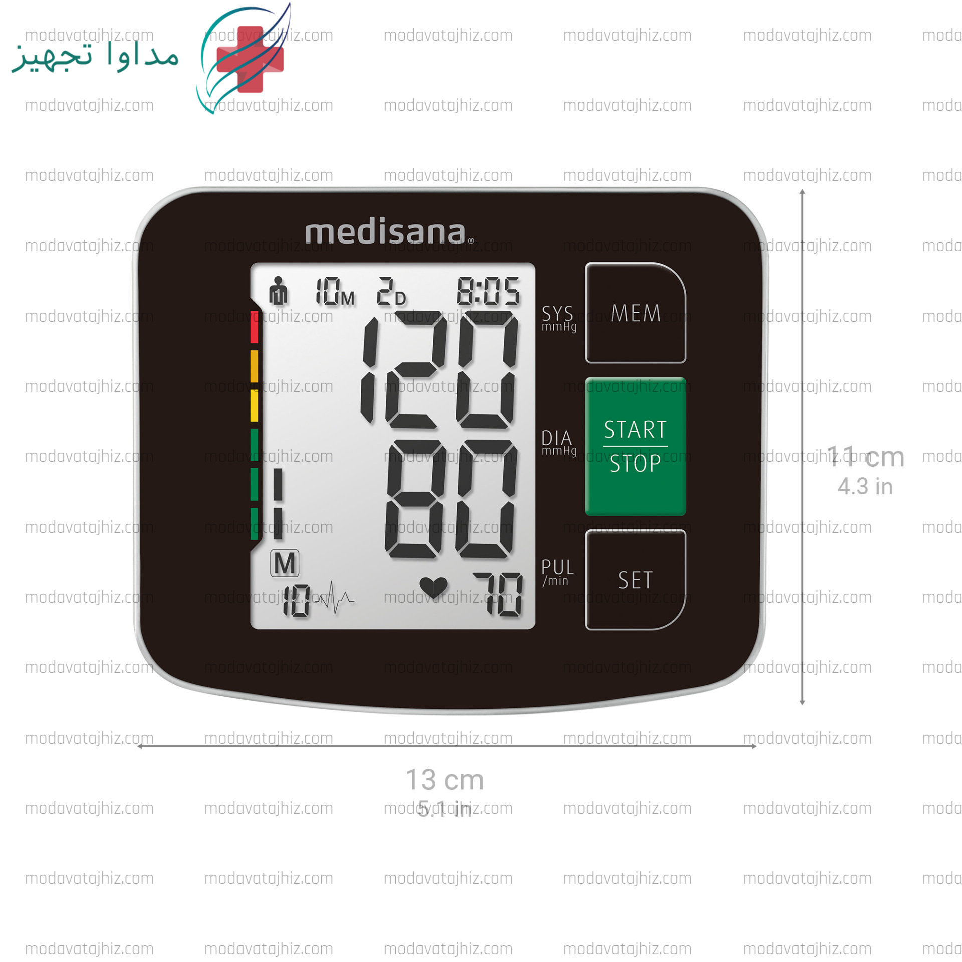 فشار سنج دیجیتال بازویی مدل BU-516  مدیسانا