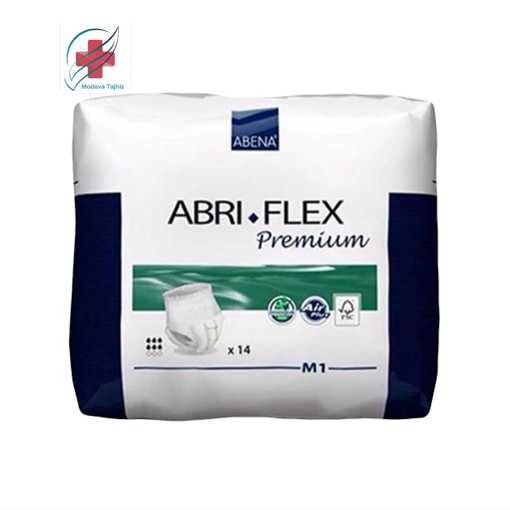 پوشینه بزرگسال شورتی ابری فلکس (Abri-Flex) سایز M1 بسته 14 عددی